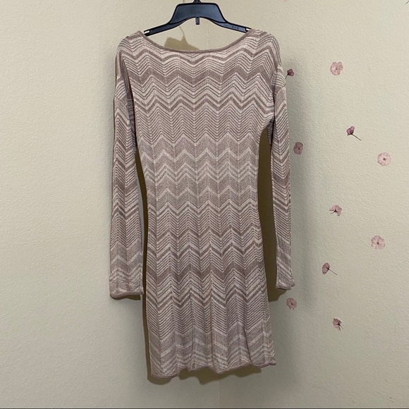 Express - Knitted Metallic Dress - Picture 4 of 5